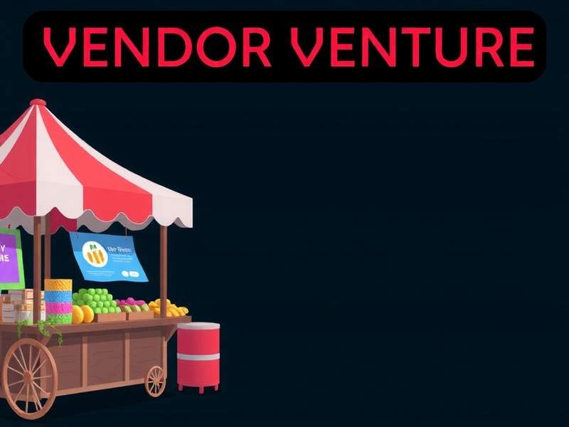 Vendor Venture Marketplace Adventure Vendor Venture Game Banner
